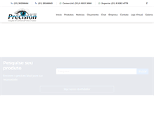Tablet Screenshot of precisionsistemas.com.br